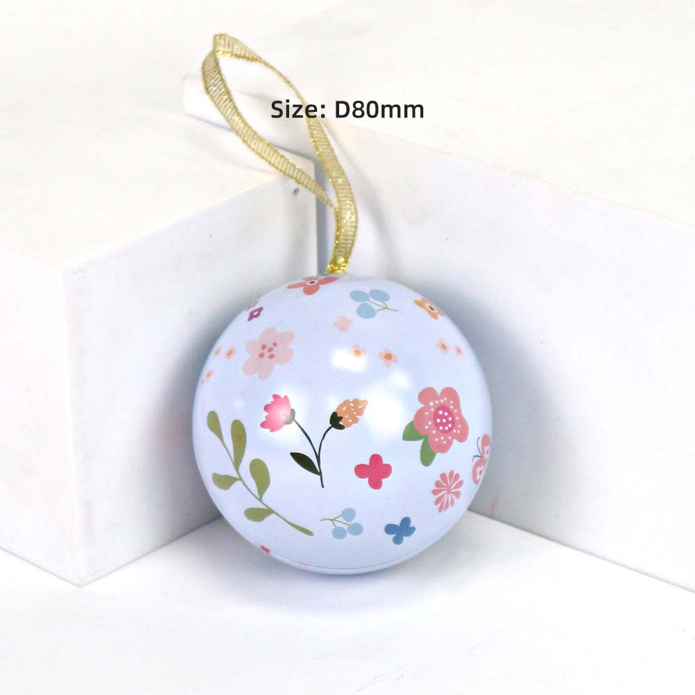 Decorative ball tin boxes
