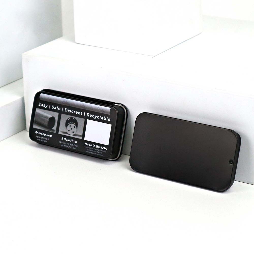 Slide lid metal tins