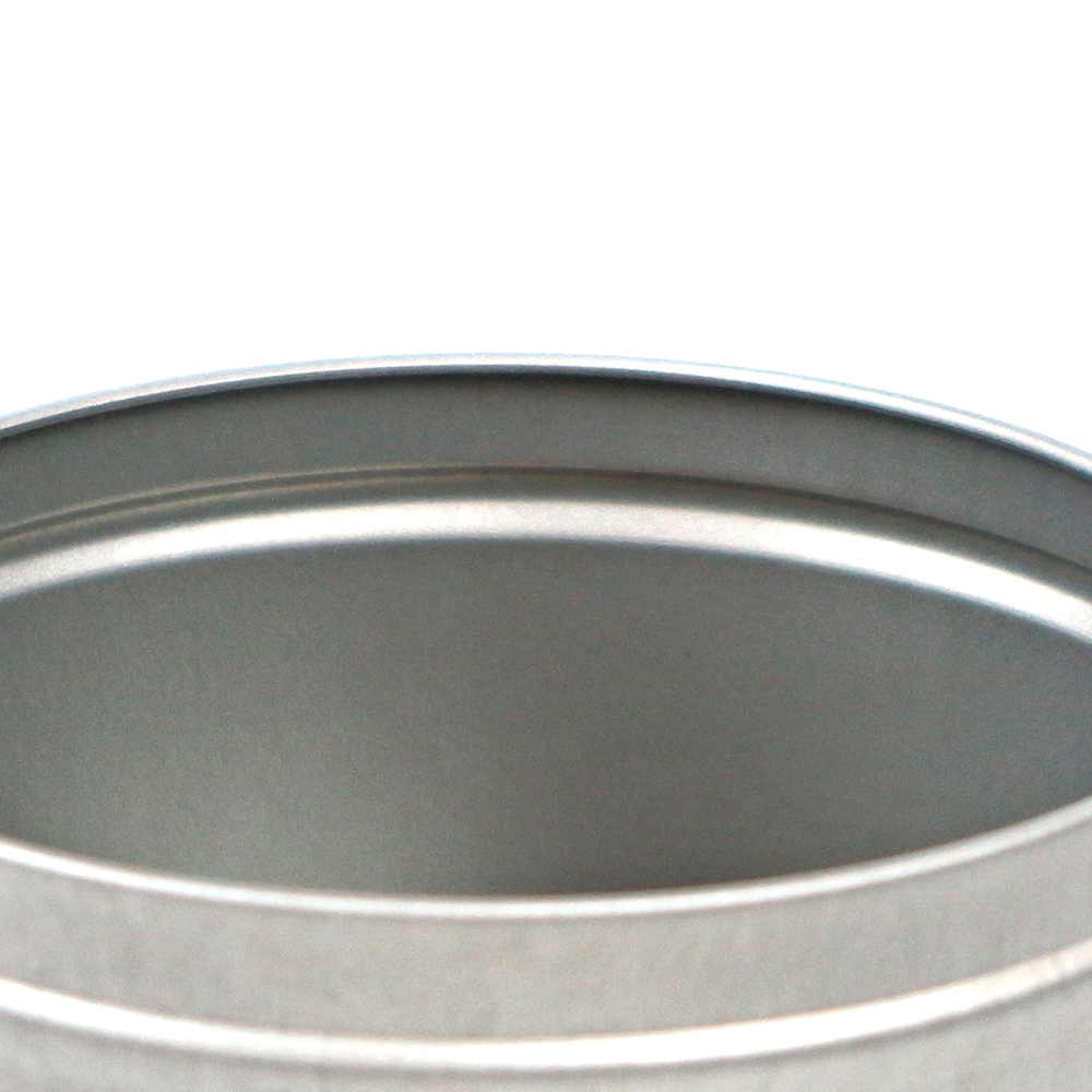Metal balm tins with print