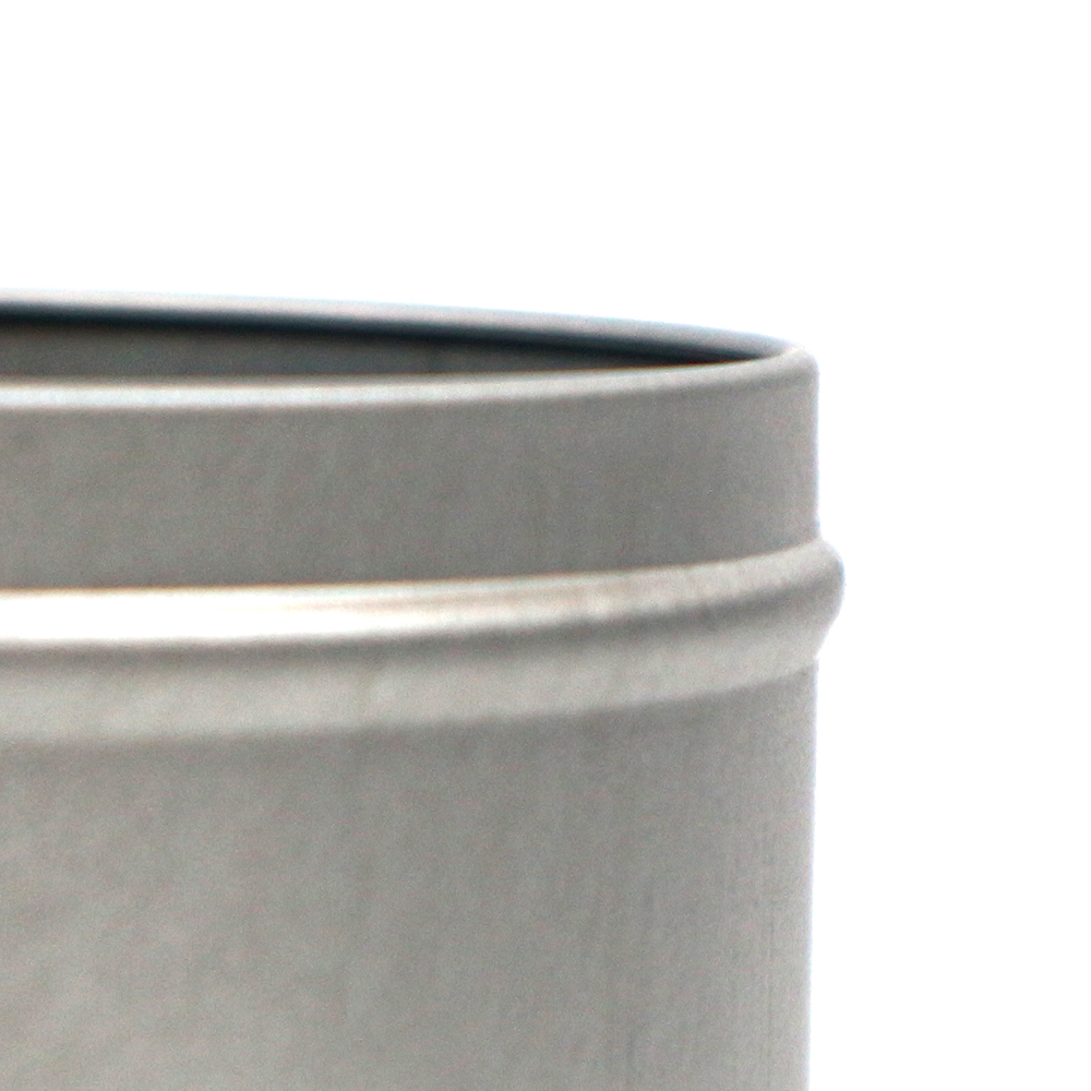 Decorative round balm tin boxes