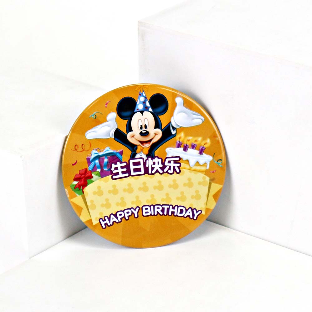 Personal photo round pins