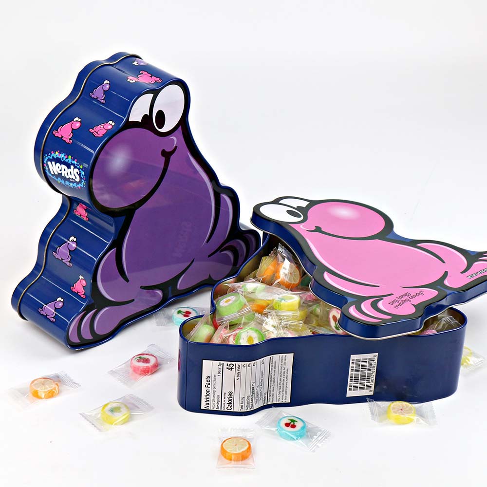 Custom nerds tin packaging