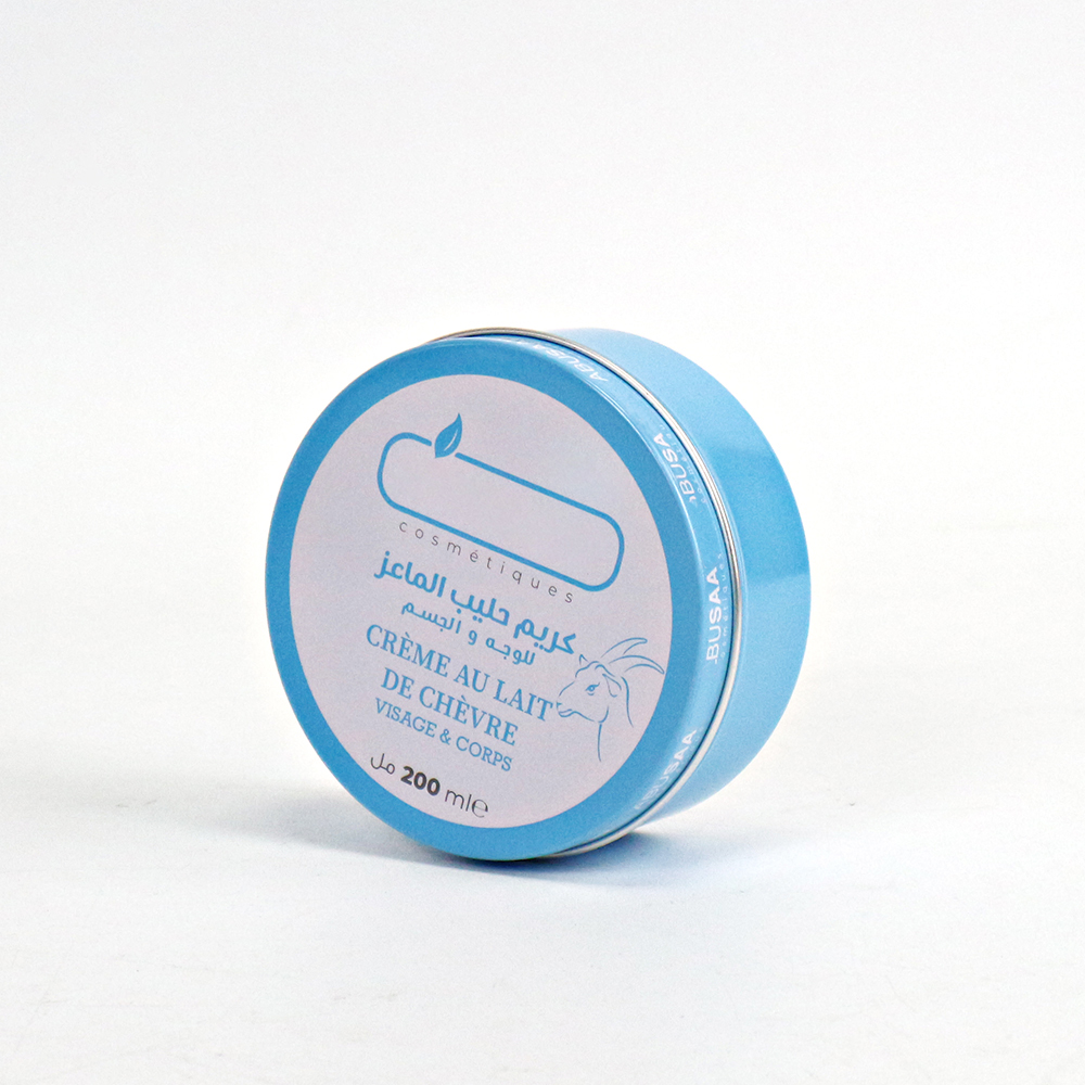 Custom metal cream containers