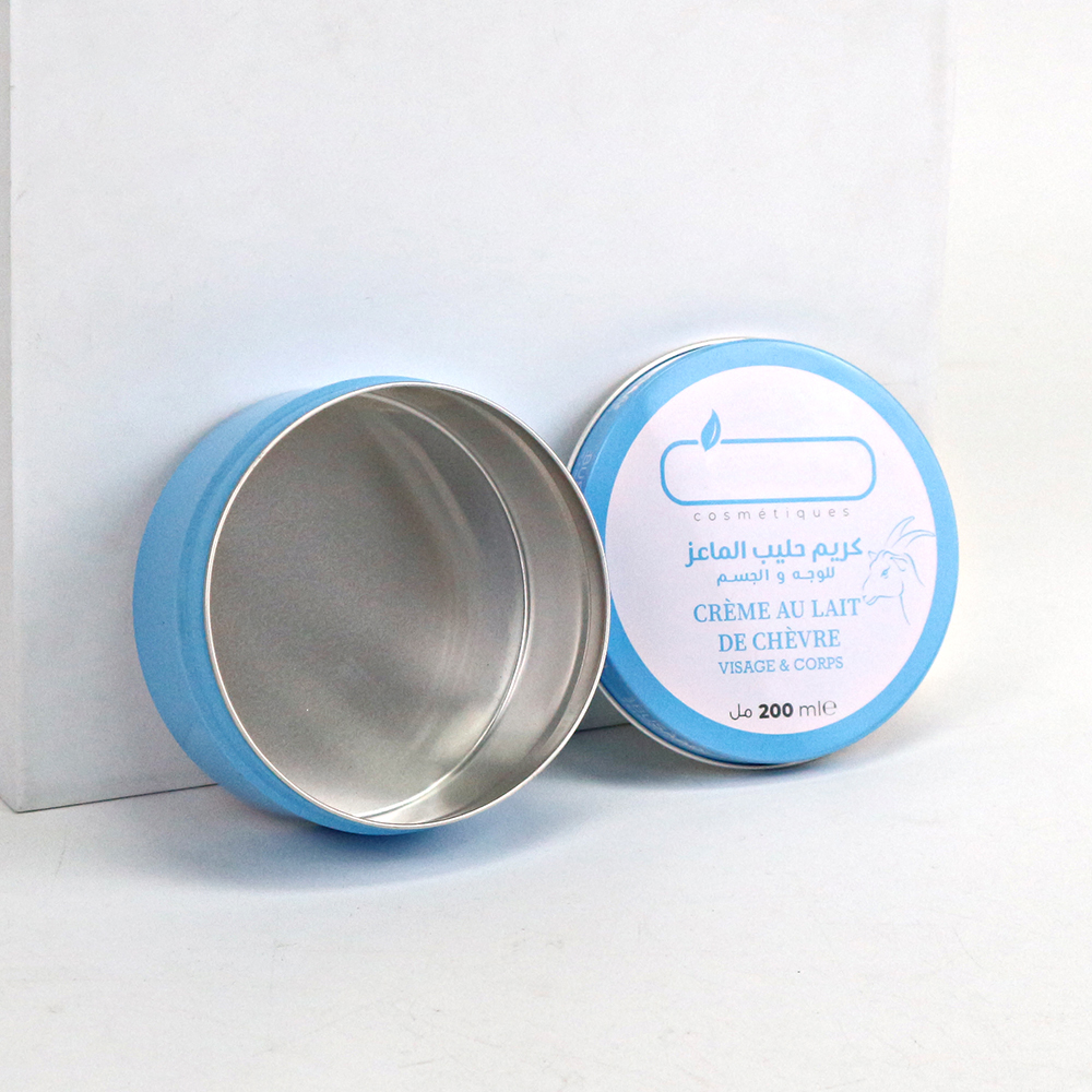 Beauty balm round tin box
