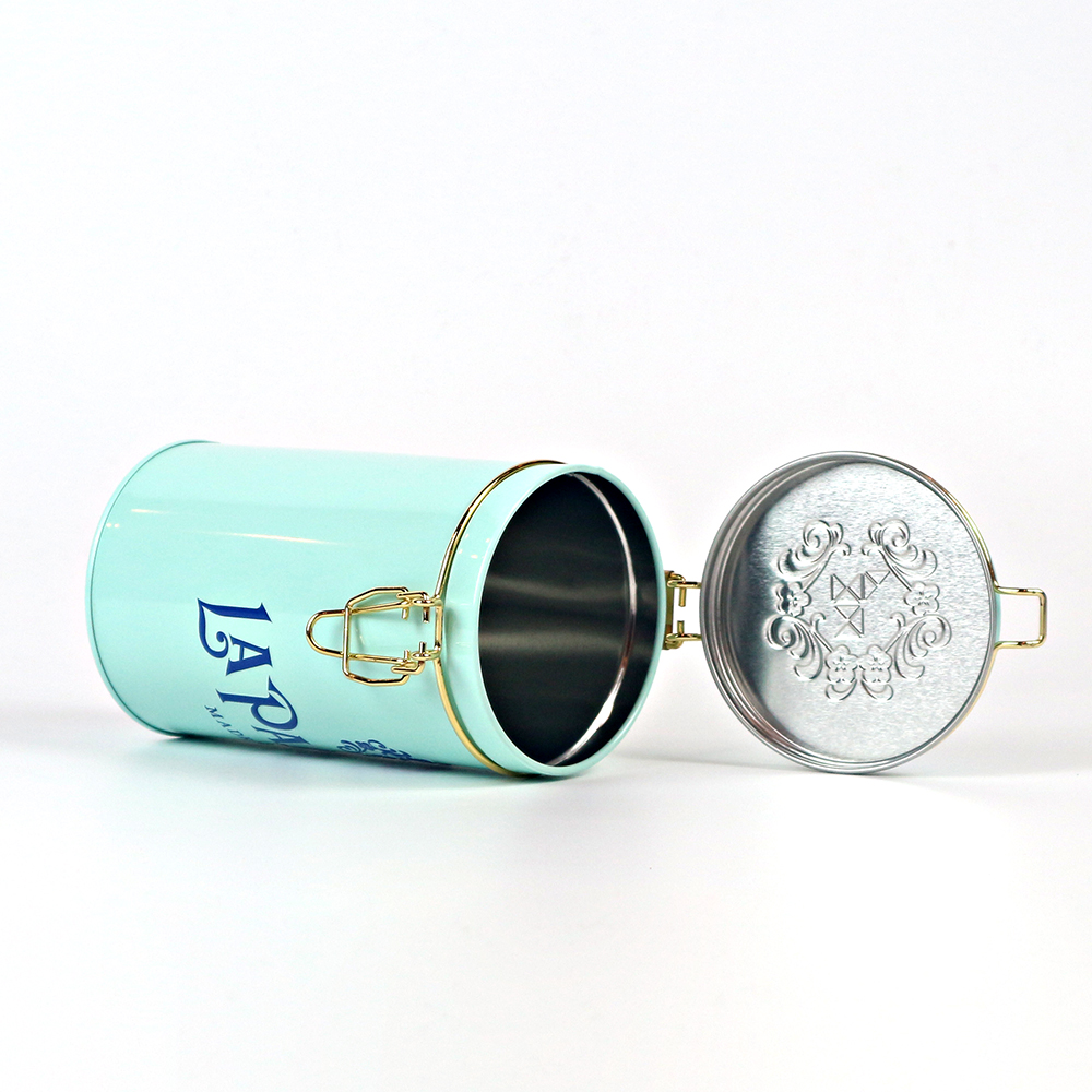 Durable tin box for coffee