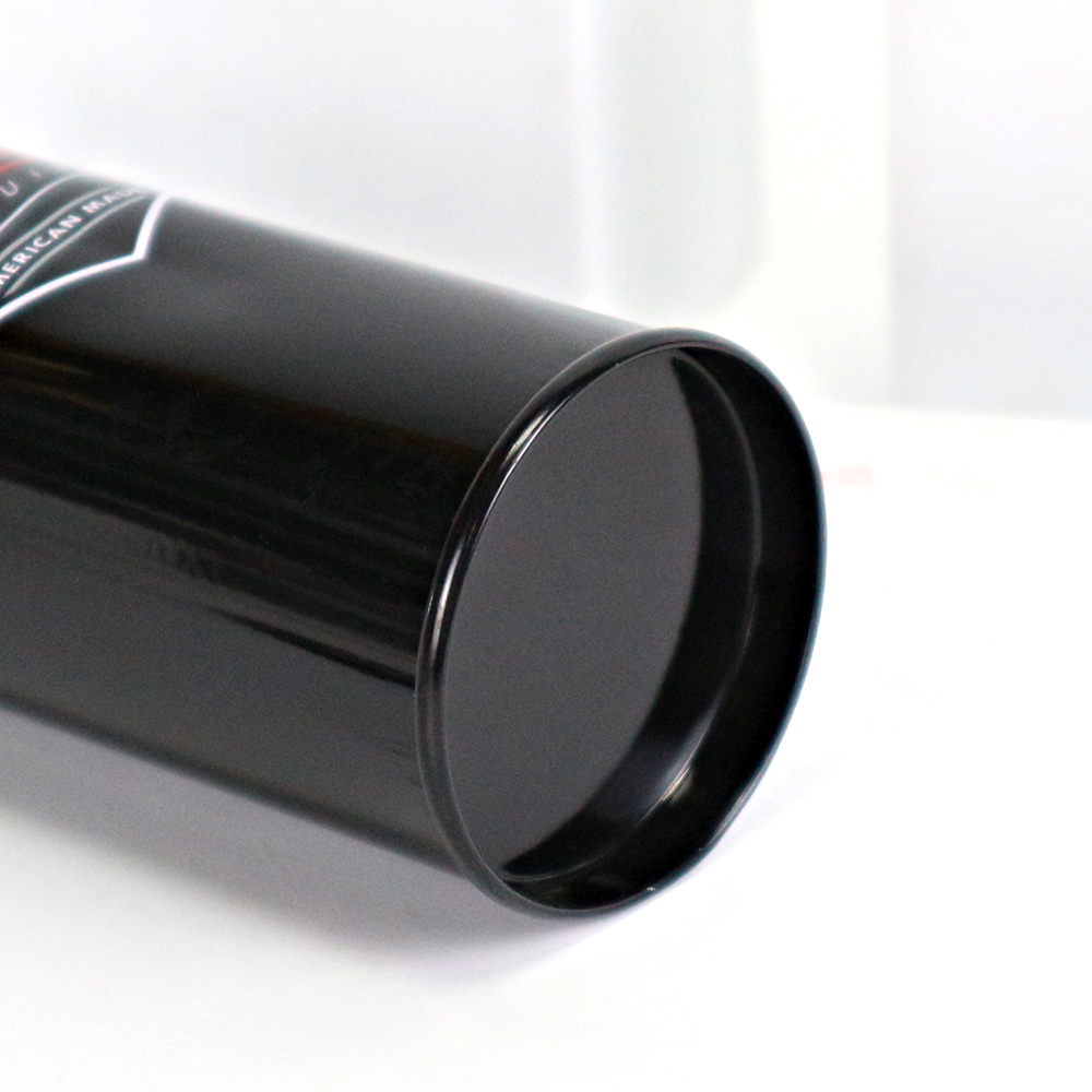 Airtight cylindrical vape tin container
