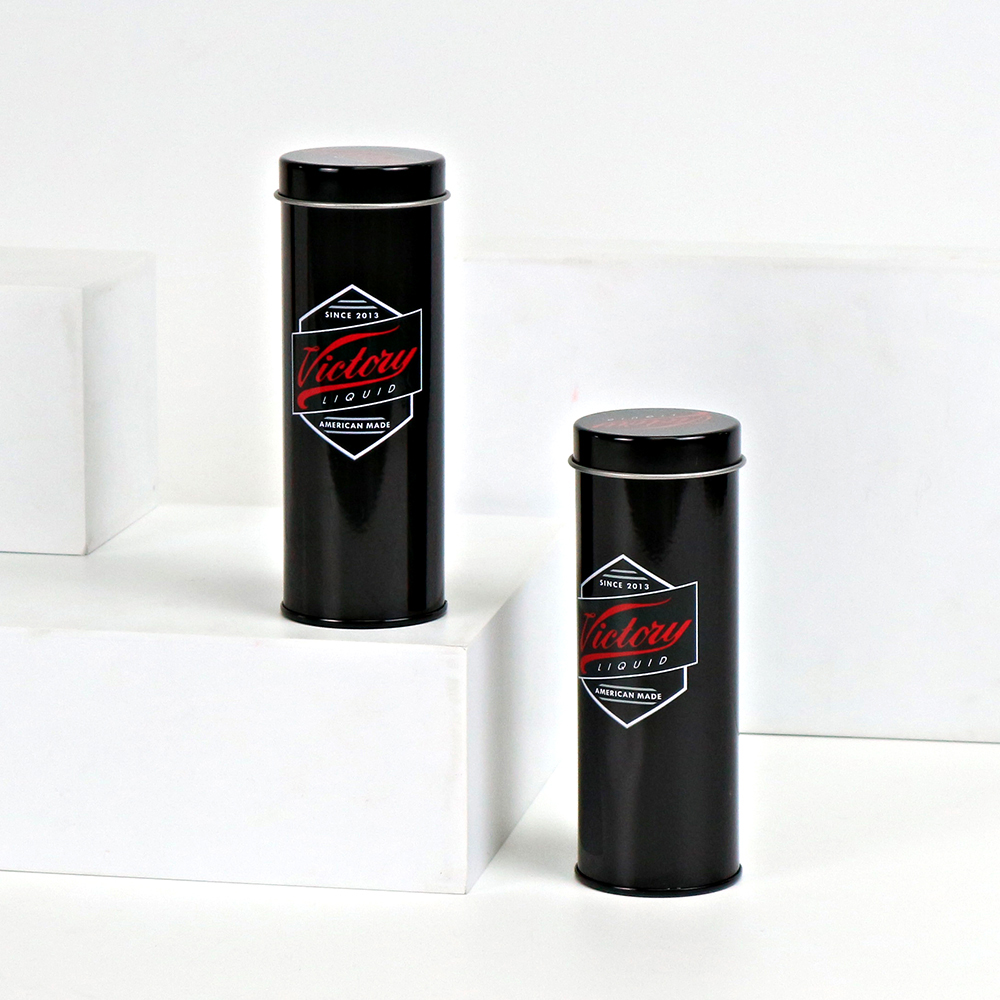Empty vape tin for packaging