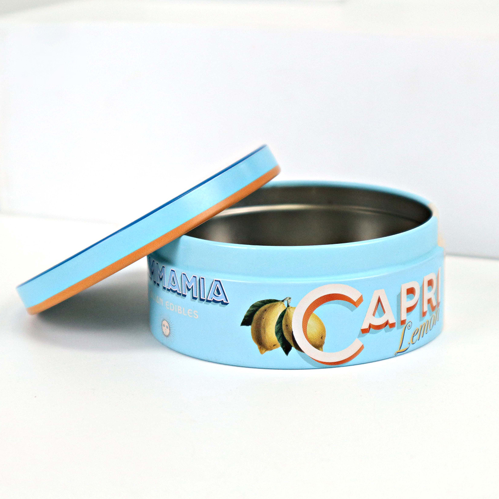 compliant edible storage tins