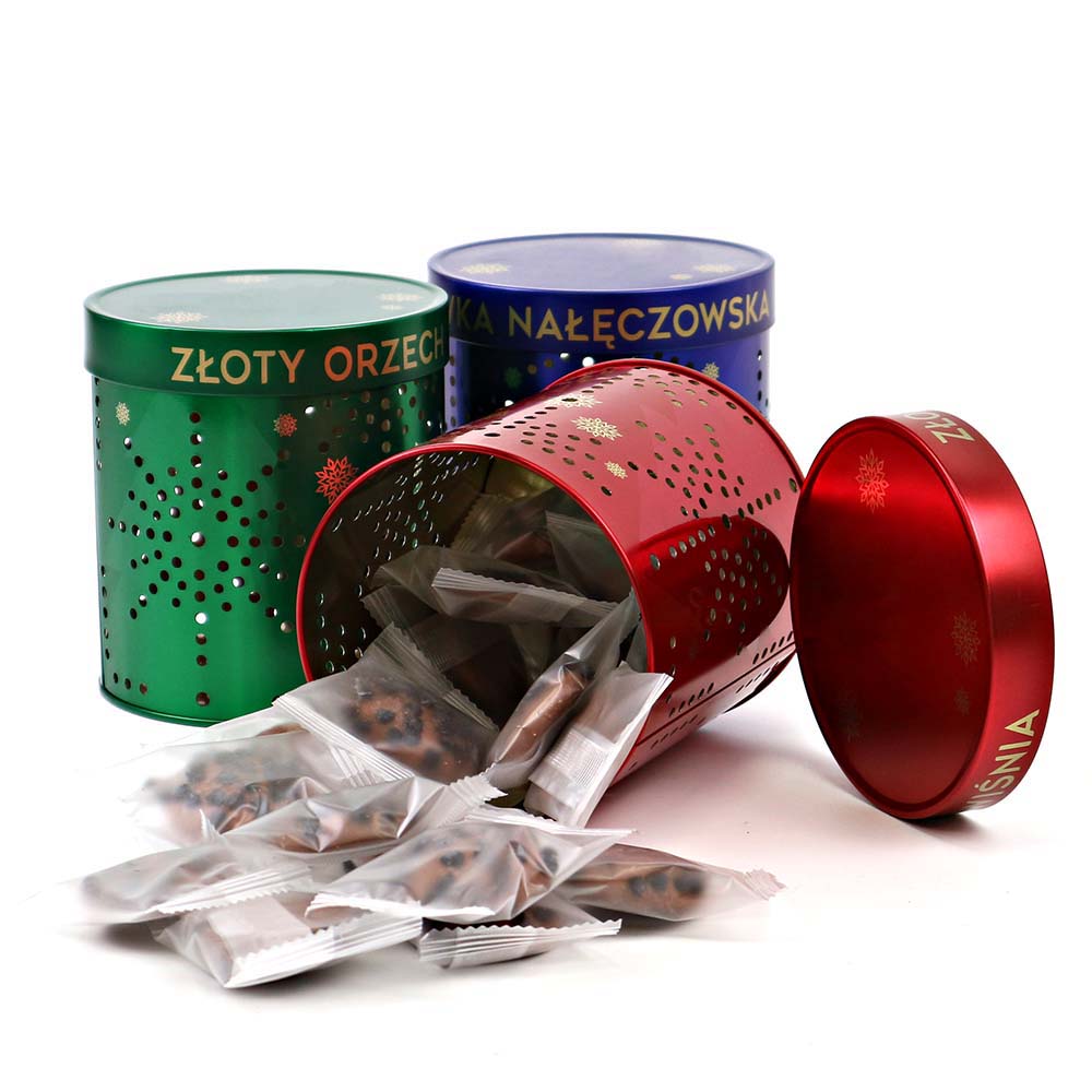 Round Tin Box for Treats