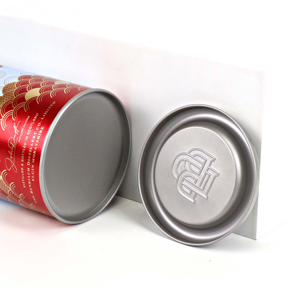 Custom printed round snack box