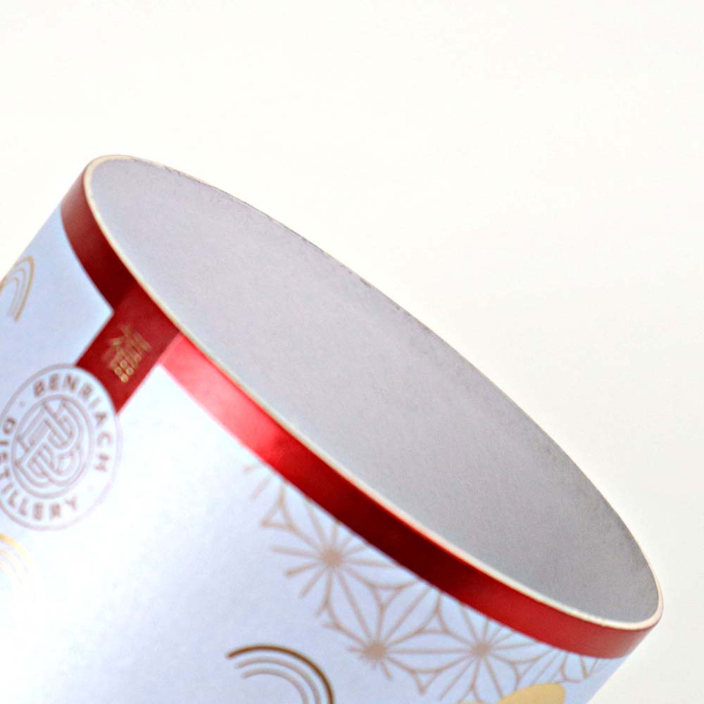 Potato chips storage round tin