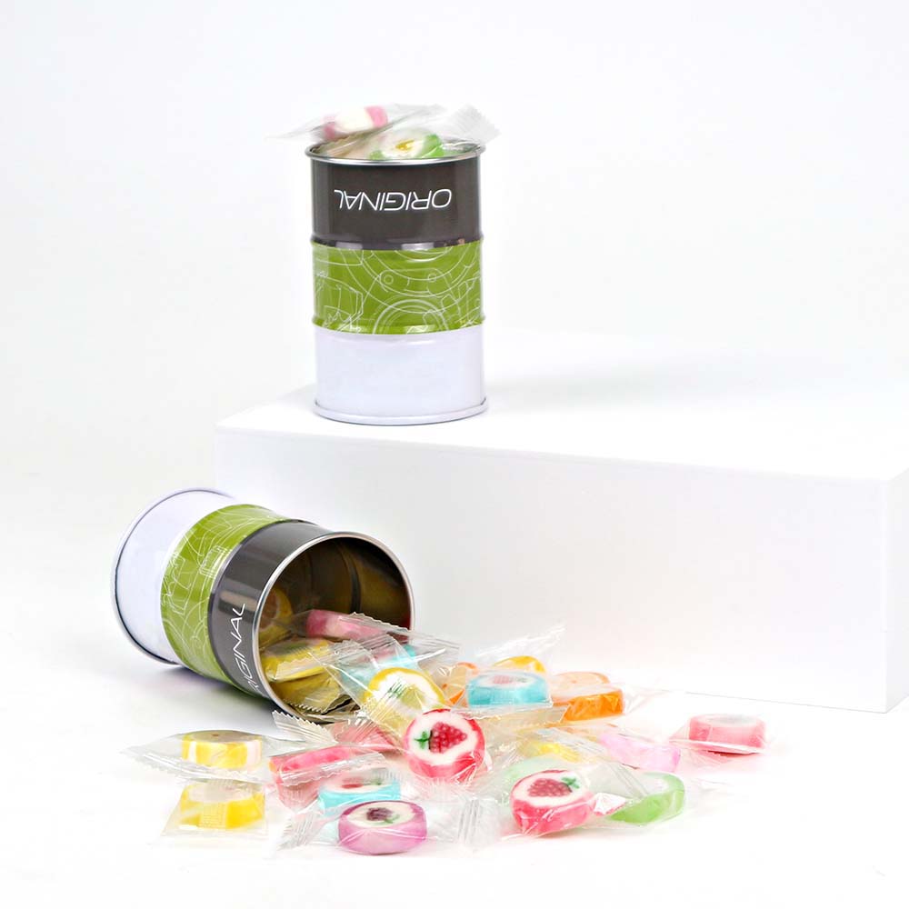 Large Metal Candy Storage Can