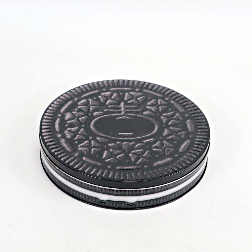 Cookie Gift Round Tin Container
