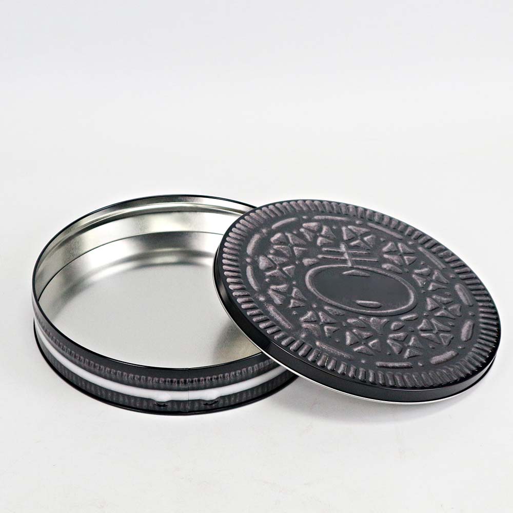 Biscuit Packaging Embossed Tin Can