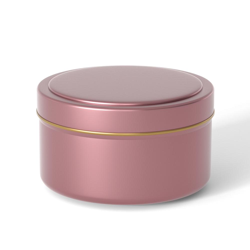 Custom logo printed candle tins