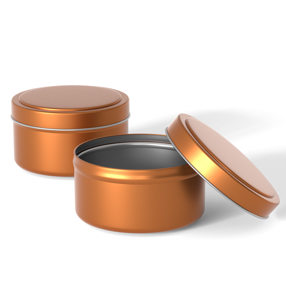 Printed decorative tins for candles