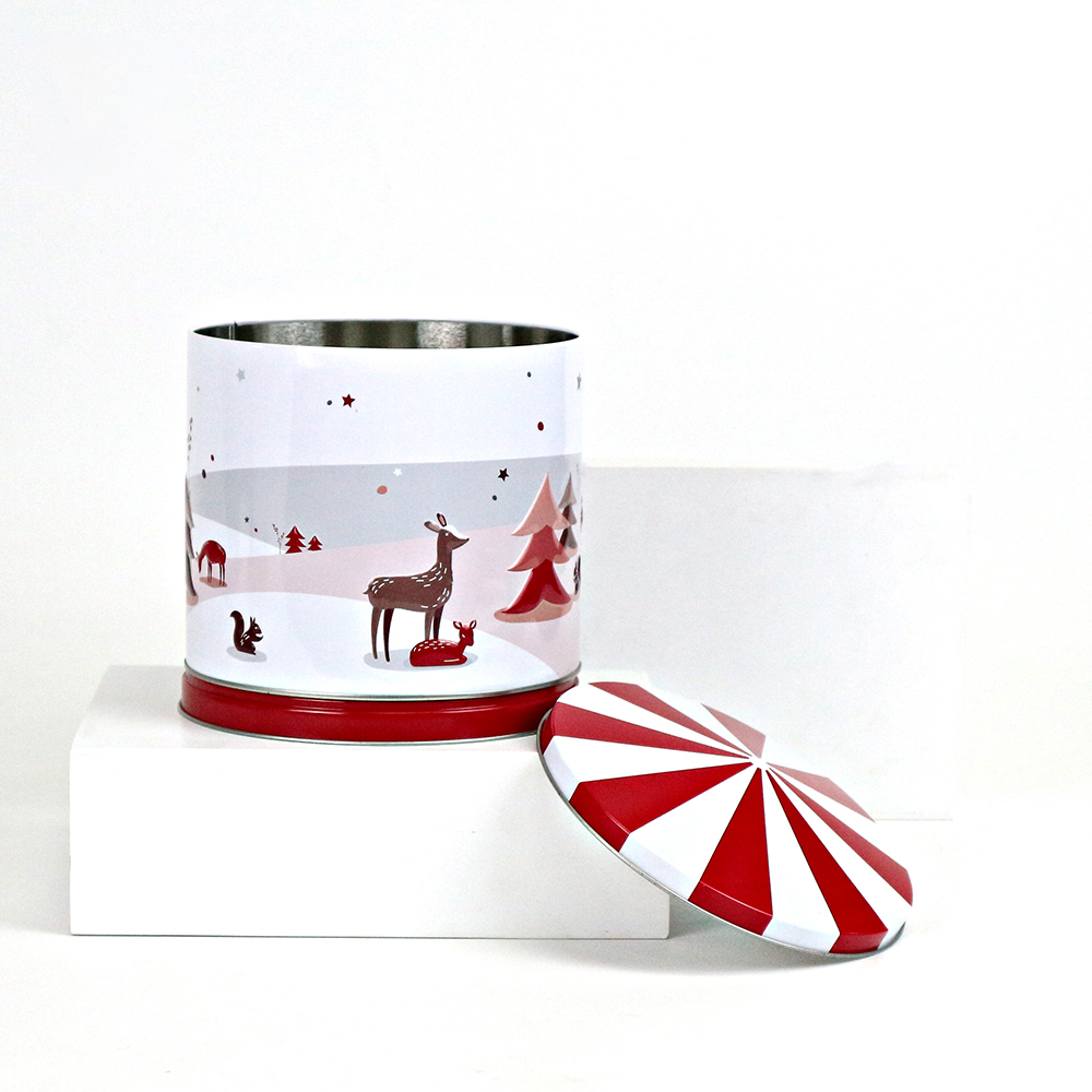 Food safe round cookie containers