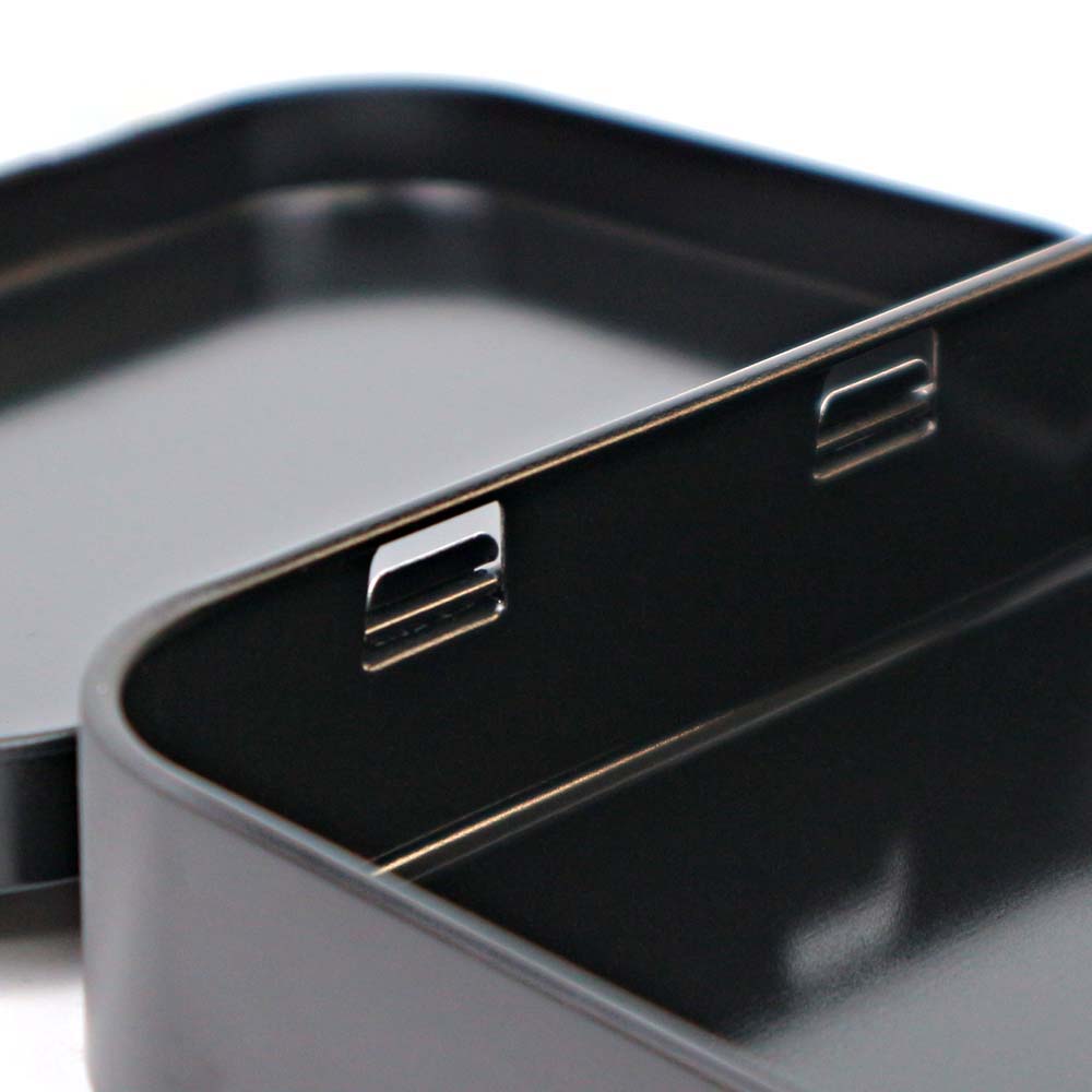Durable hinged lid tin boxes