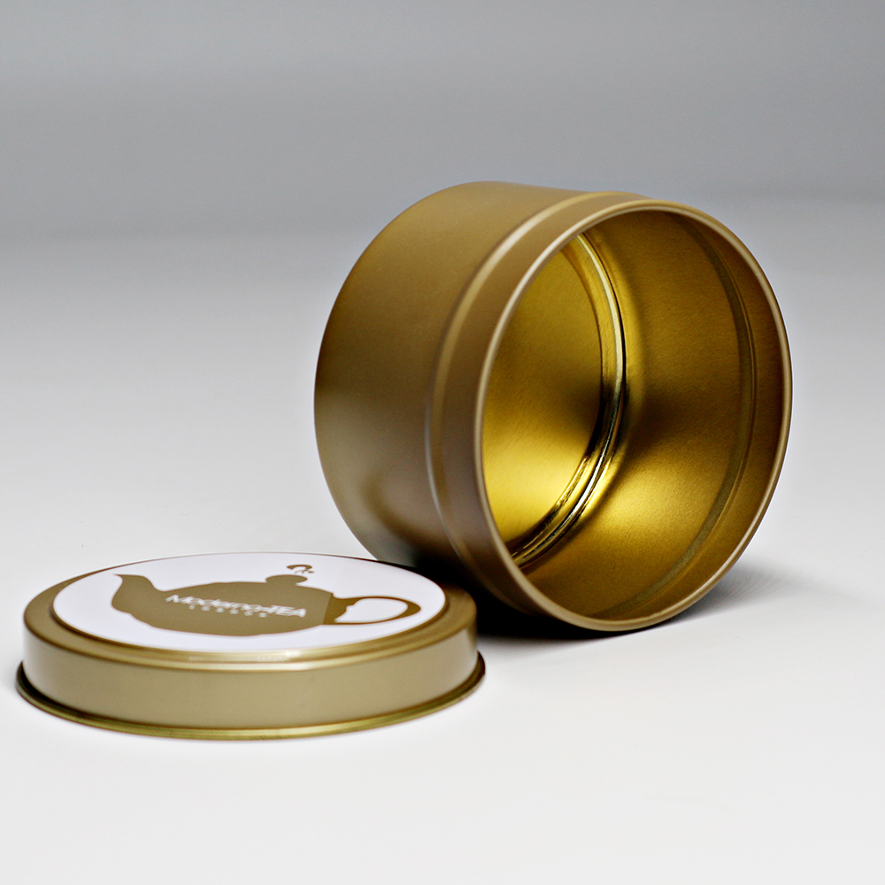 Small round cosmetic tins