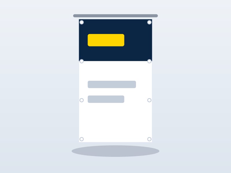 Banner em lona