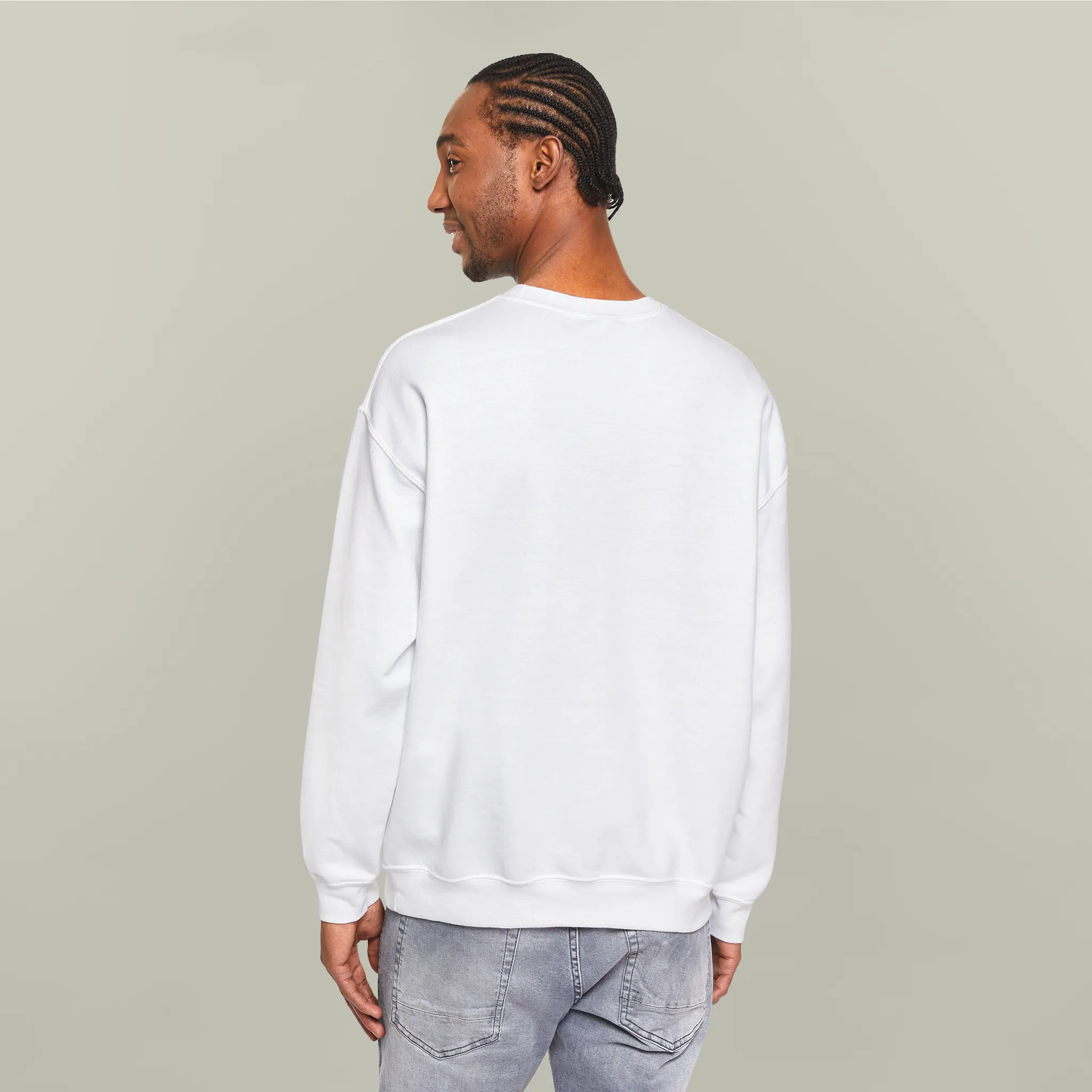 Men Heavy Blend Crewneck Sweatshirt view 4