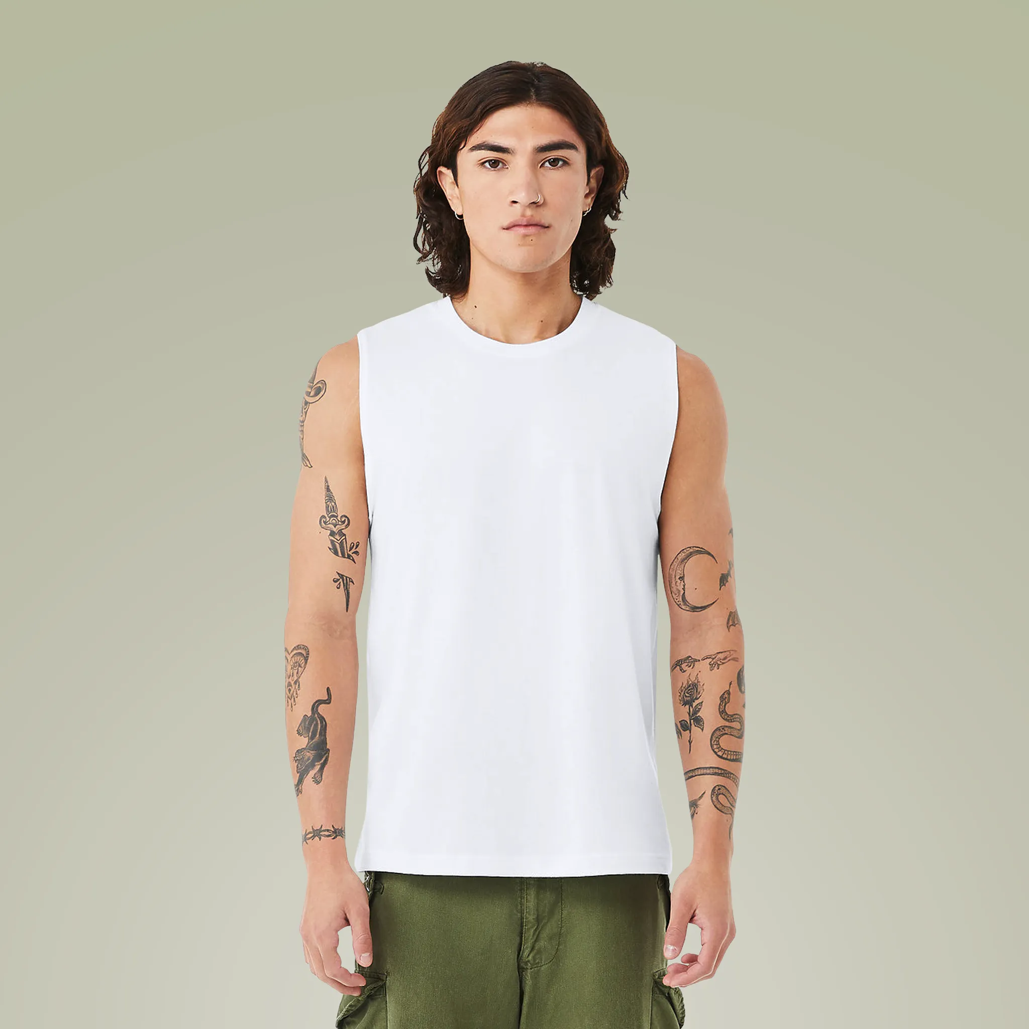 Men Jersey Muscle Tank