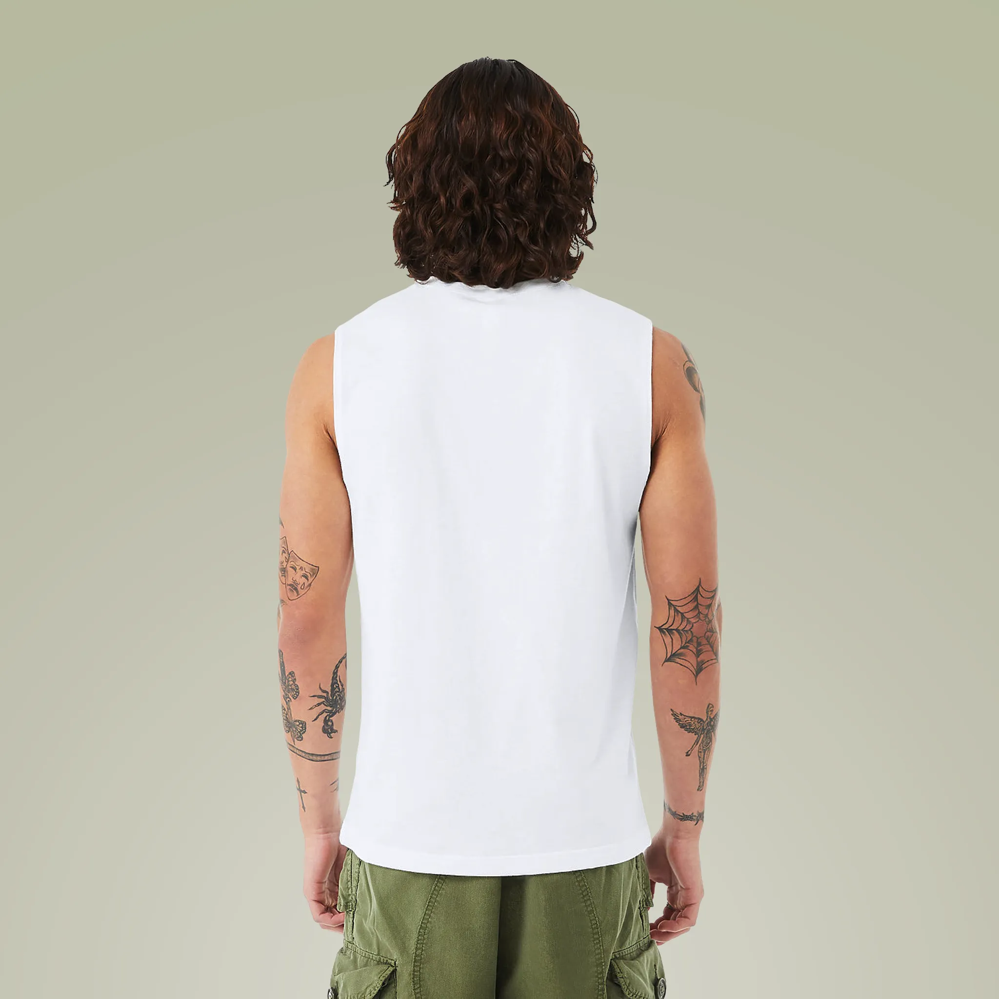 Men Jersey Muscle Tank view 2