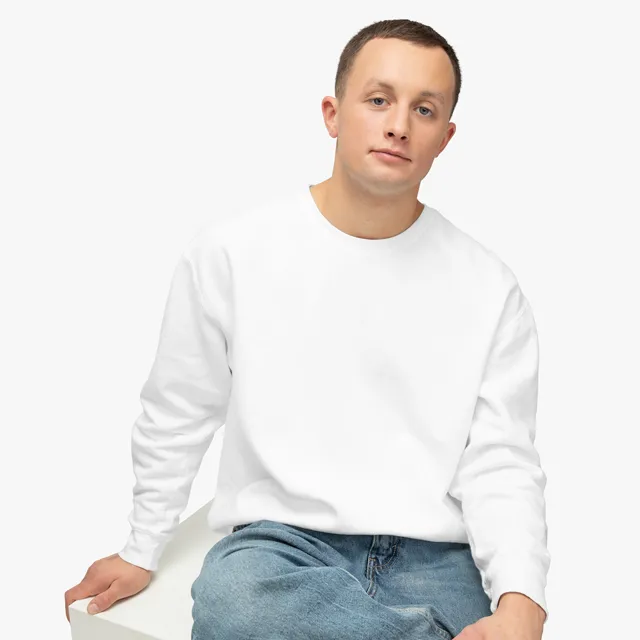 Men Lightweight Crewneck Sweatshirt view 4