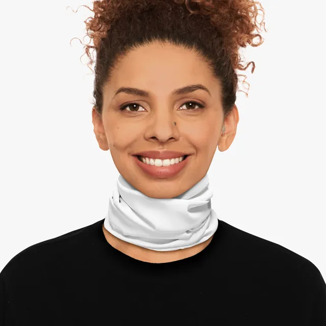 Winter Neck Gaiter With Drawstring view 6