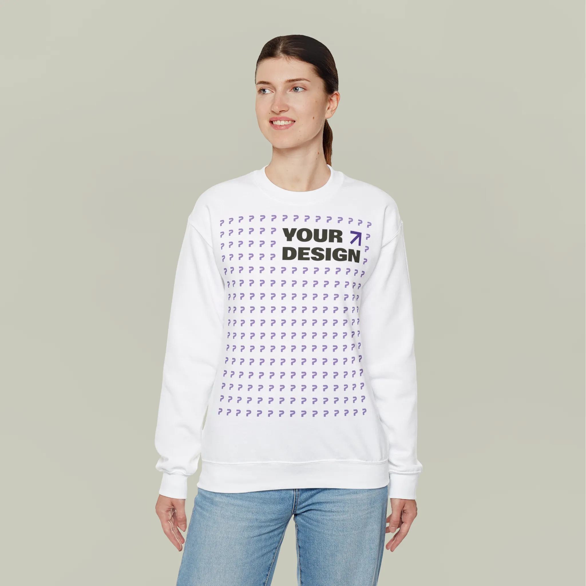 Women Heavy Blend Crewneck Sweatshirt