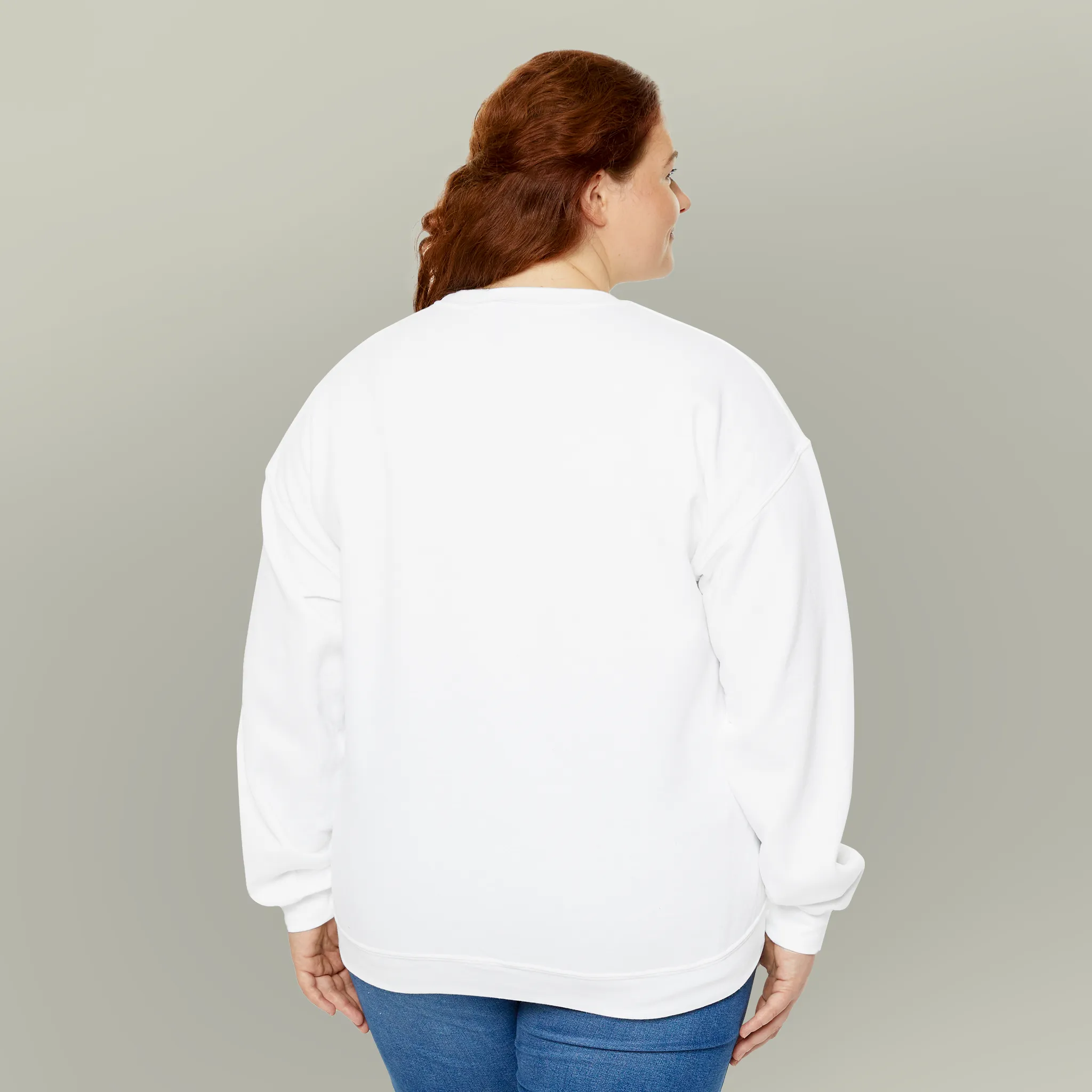 Women Heavy Blend Crewneck Sweatshirt view 3