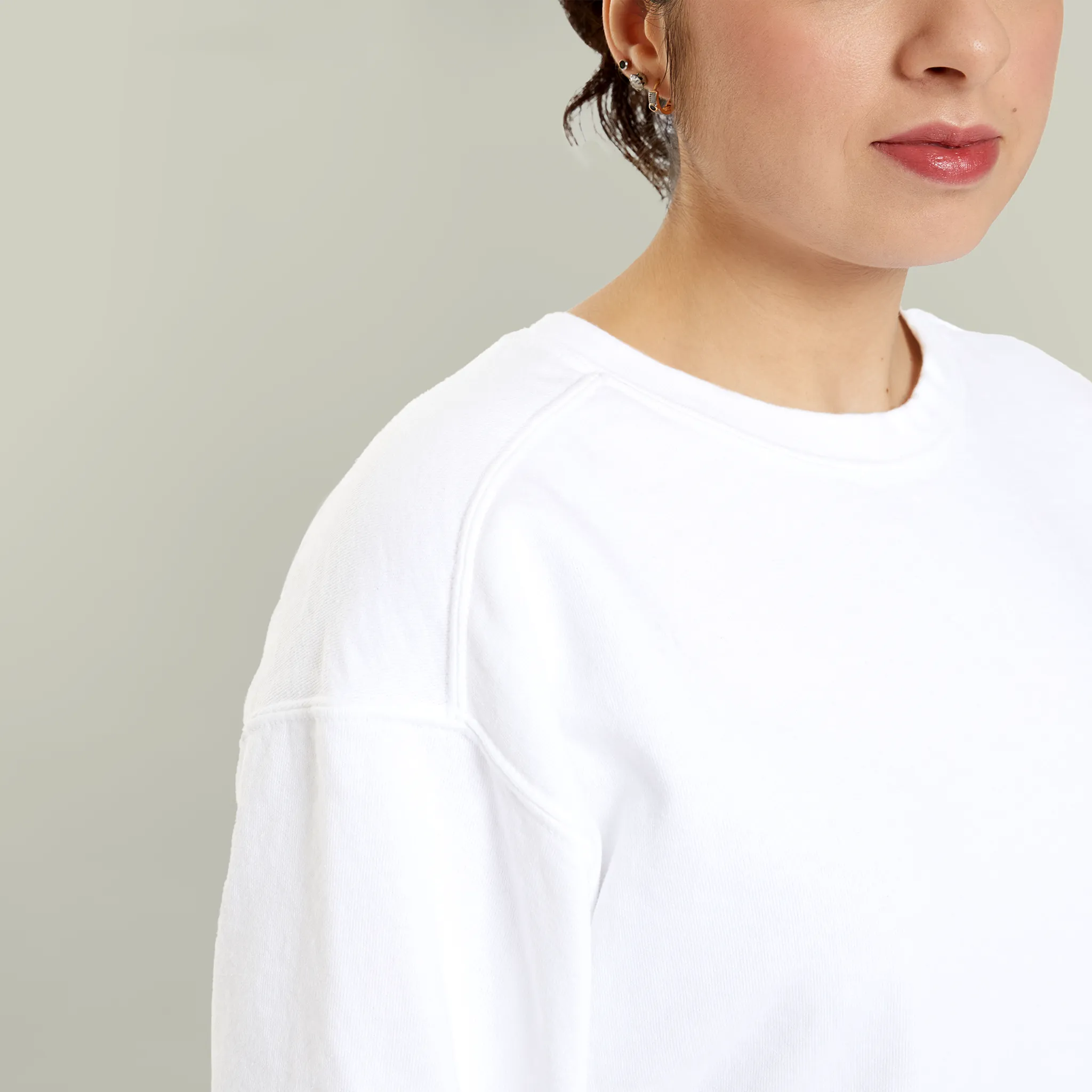 Women Garment-Dyed Sweatshirt view 4