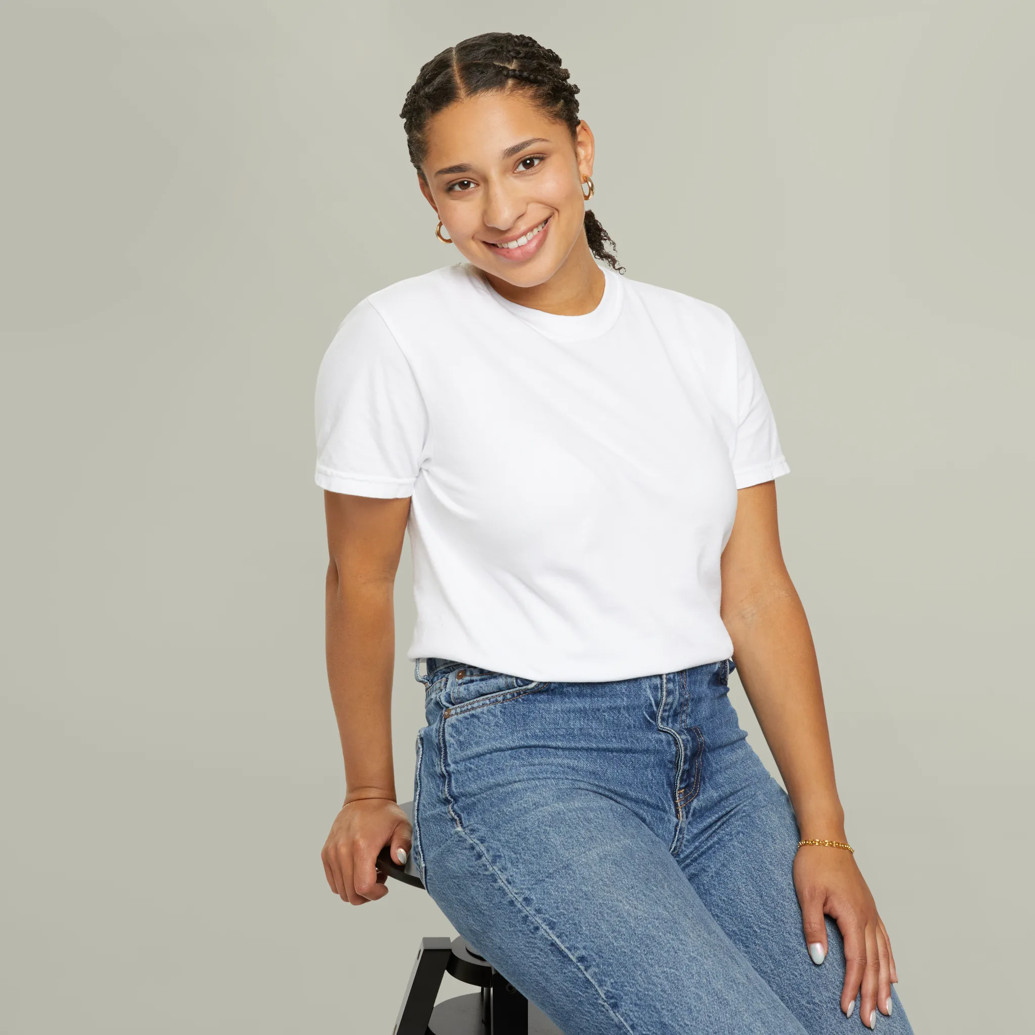 Women Garment Dyed T-shirt view 2