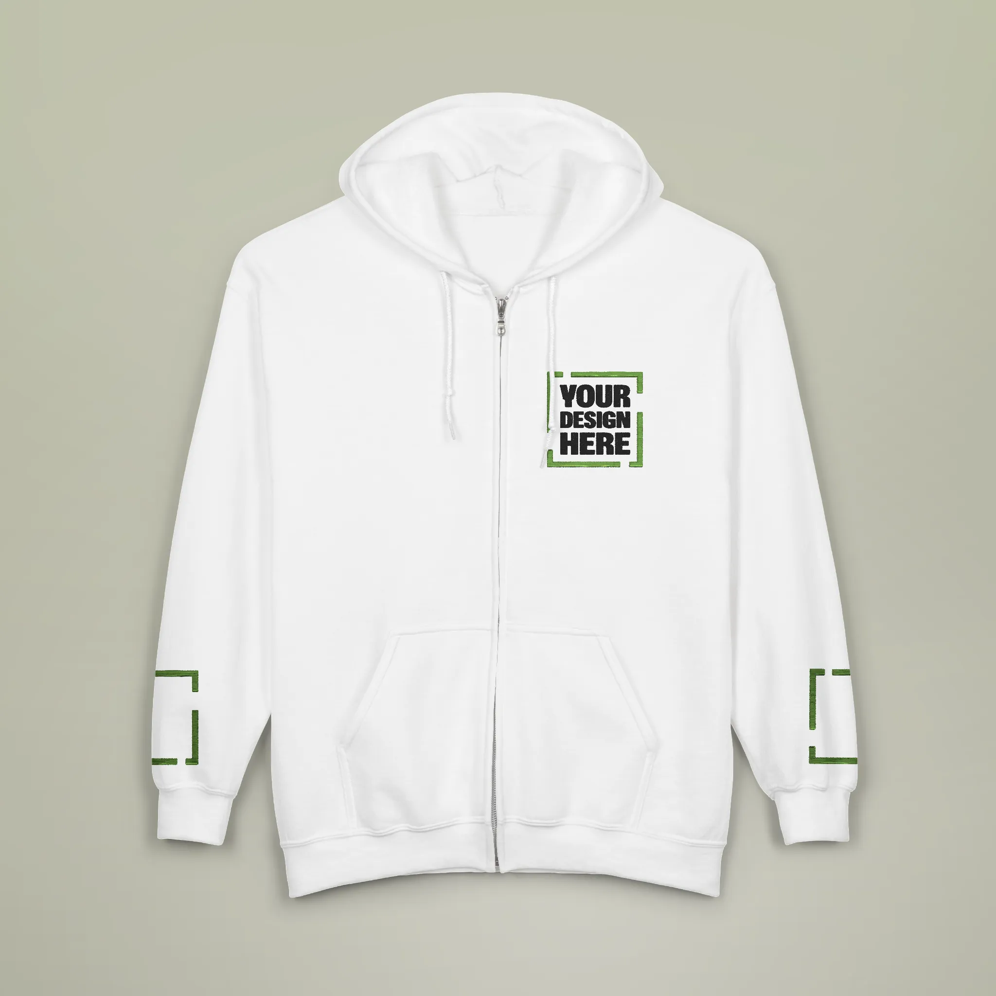 Women Heavy Blend Full Zip Hooded Sweatshirt view 2