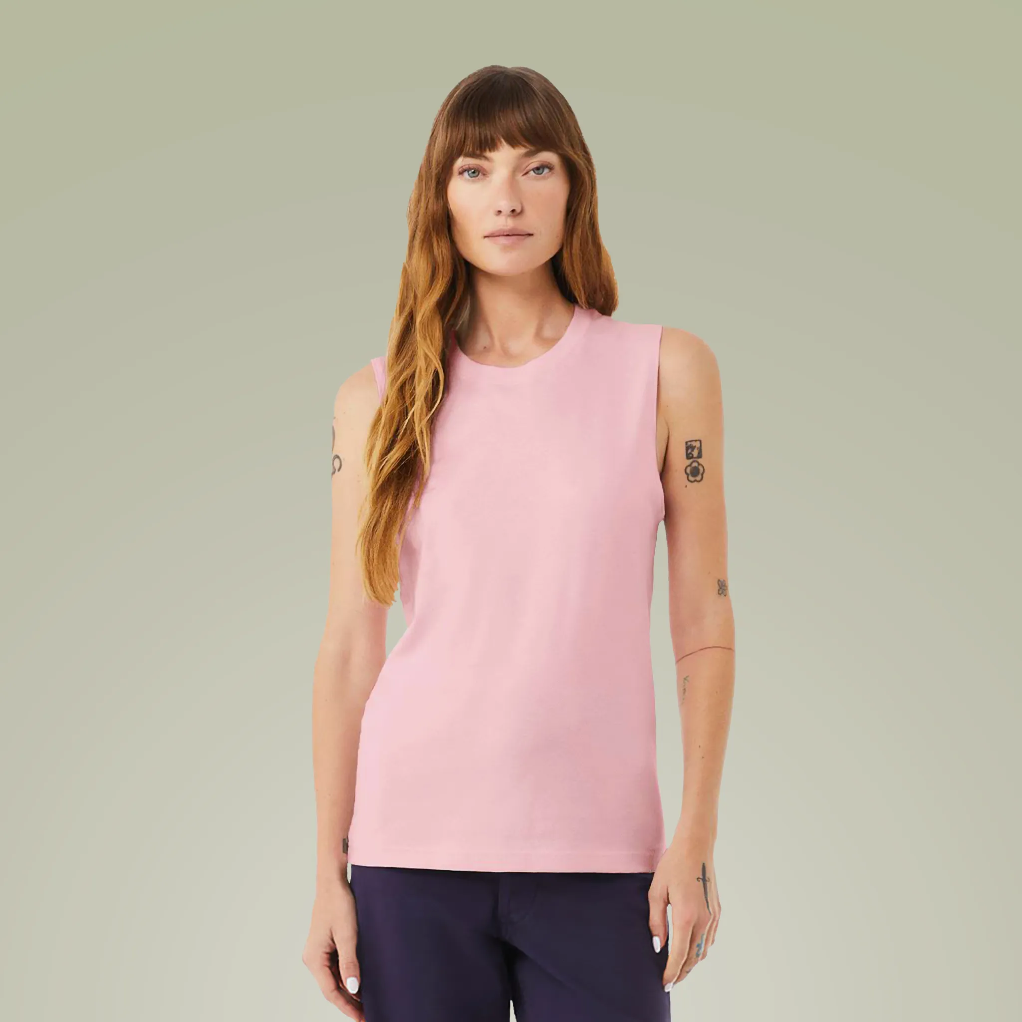 Women Jersey Muscle Tank