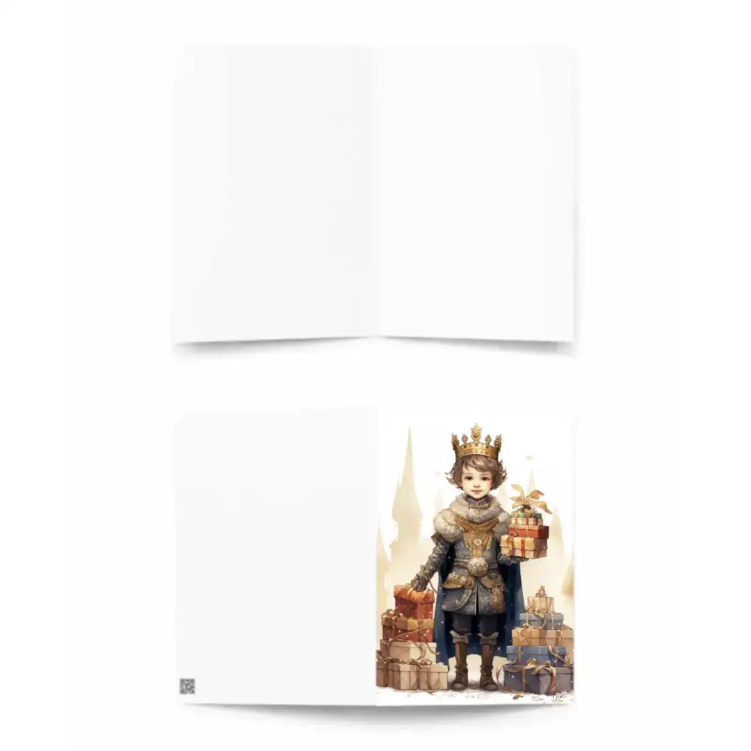 Greeting card Little king