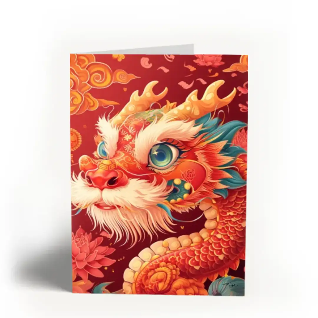 Greeting card Dragon