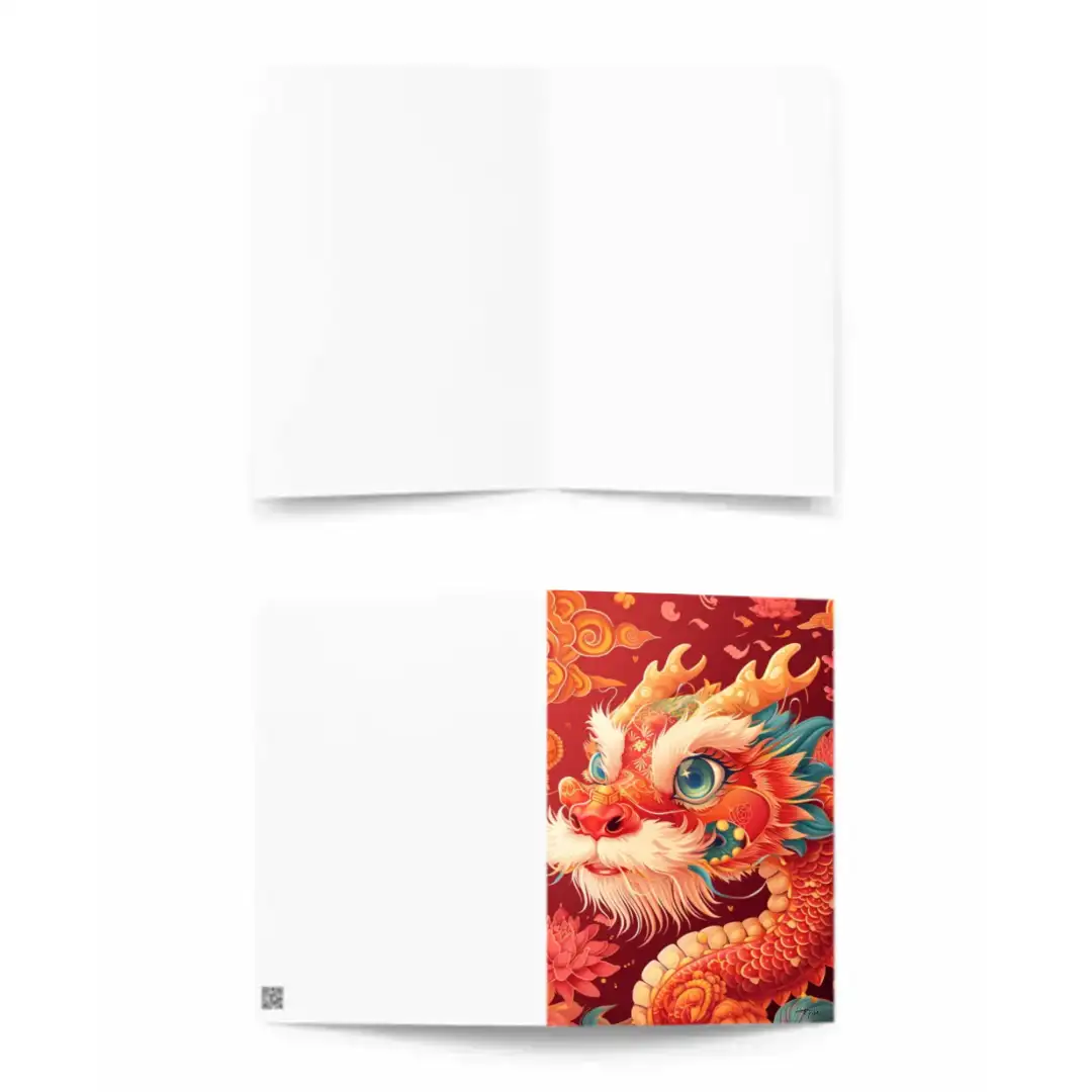 Greeting card Dragon