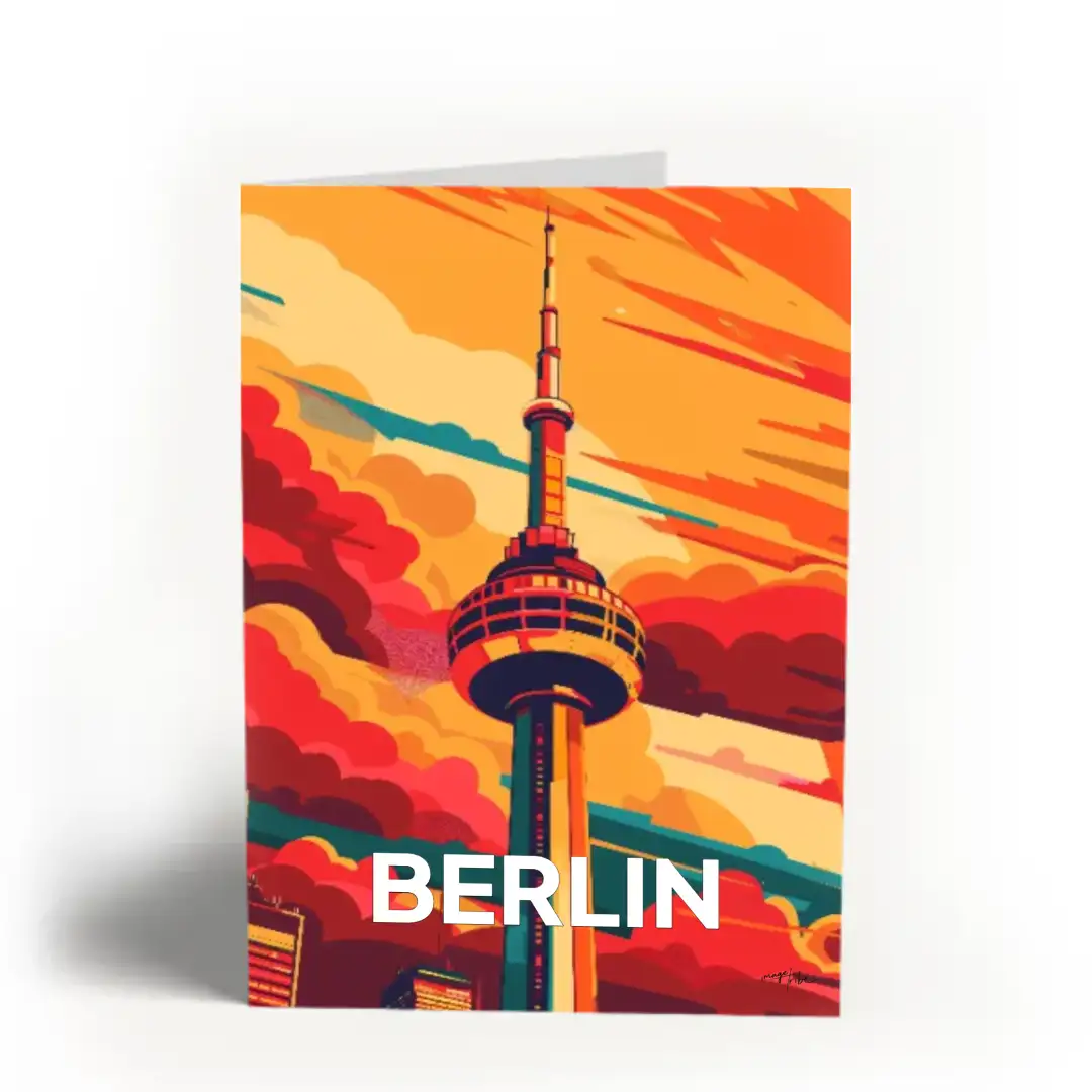 Greeting card Berlin, Germany