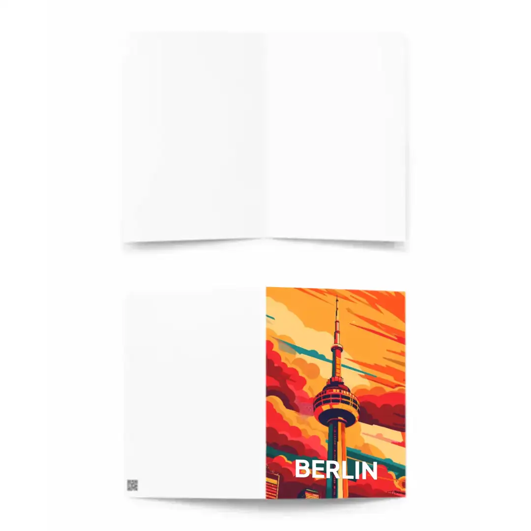 Greeting card Berlin, Germany