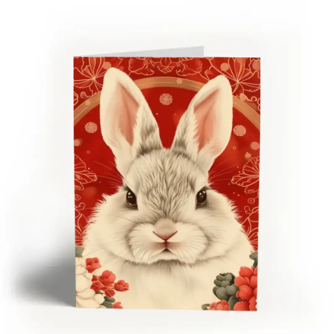 Greeting card Rabbit
