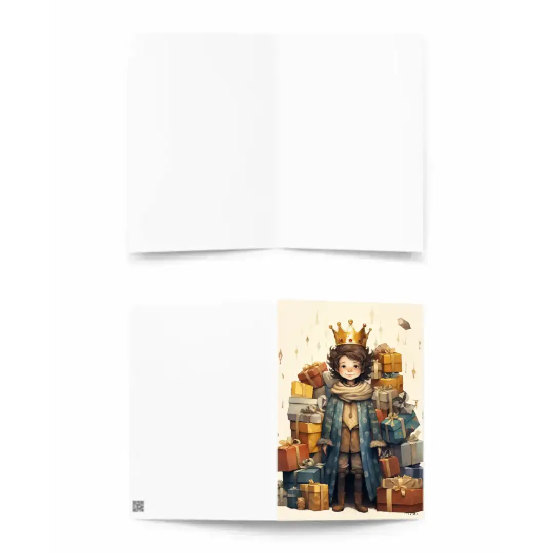 Greeting card little king