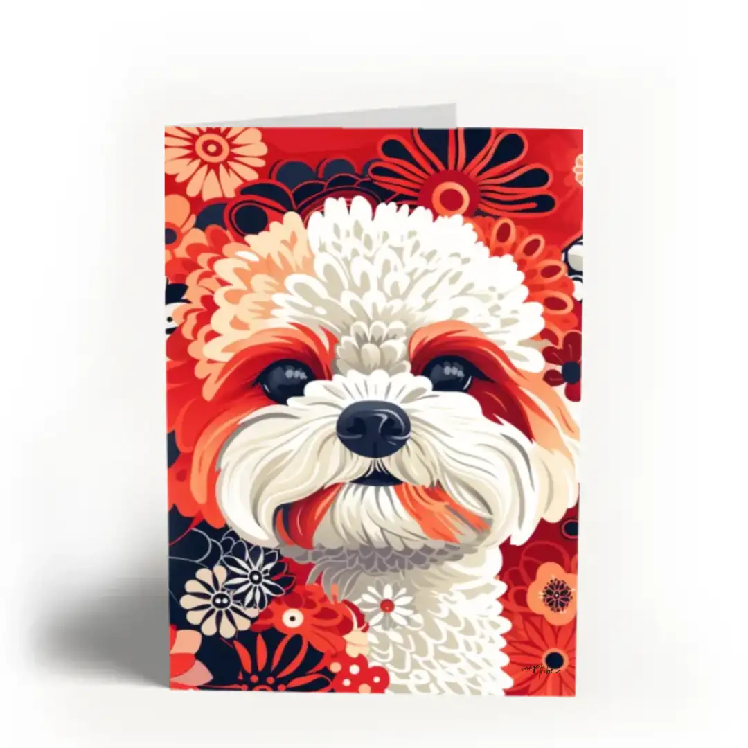 Greeting card Dog