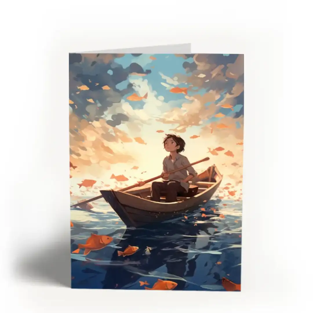 Greeting card Fishy dream