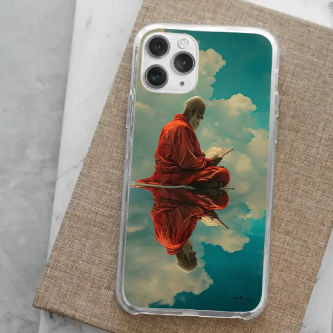 iPhone case Monk's reflection