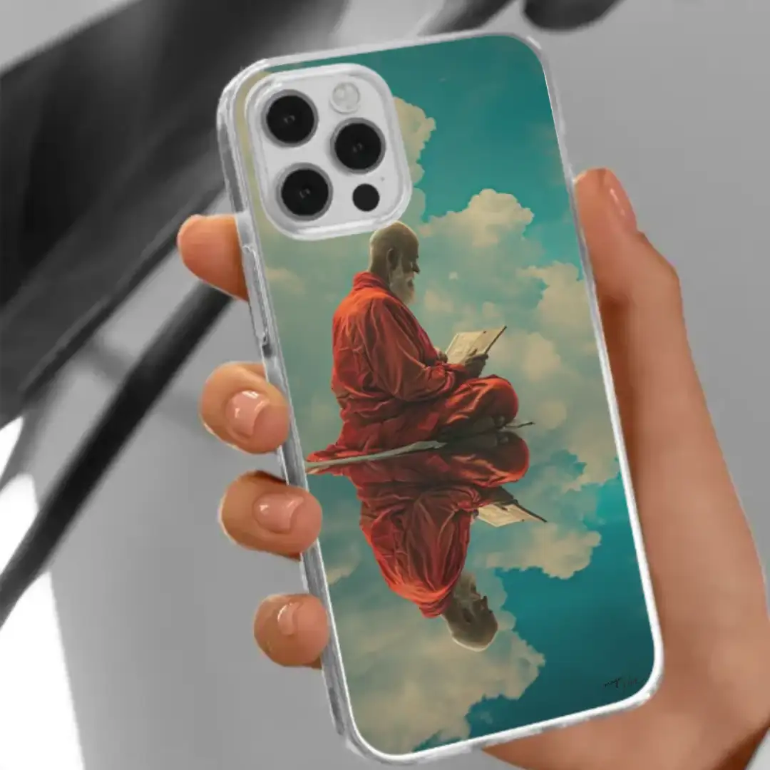 iPhone case Monk's reflection