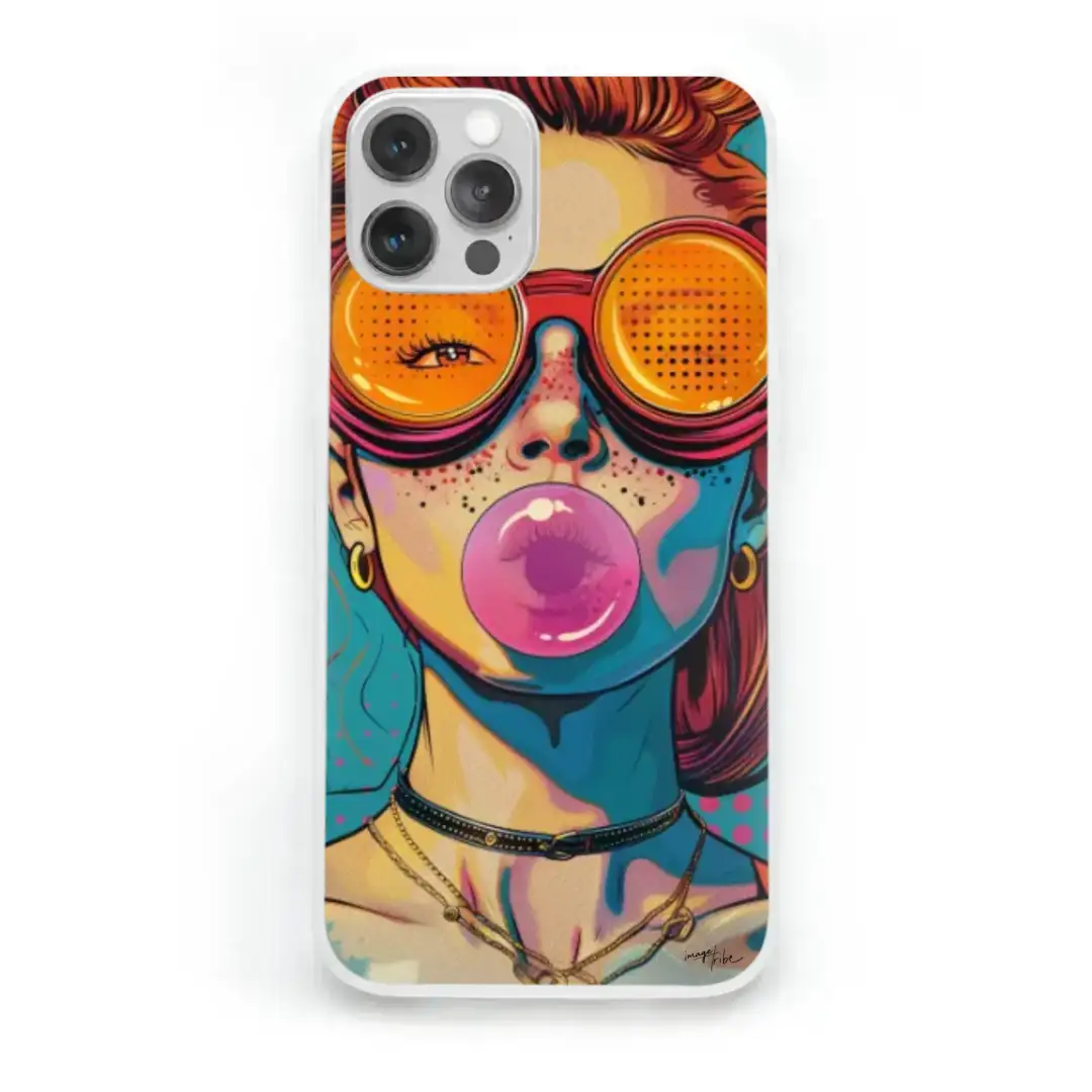 iPhone case bubble girl