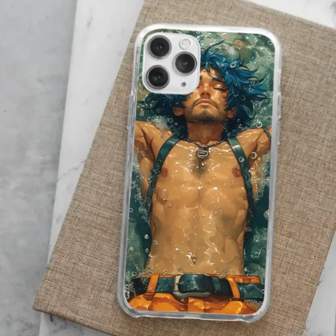 iPhone case refreshing guy