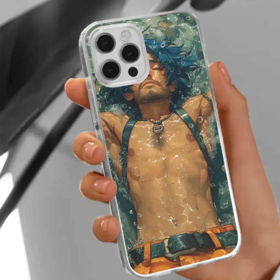iPhone case refreshing guy