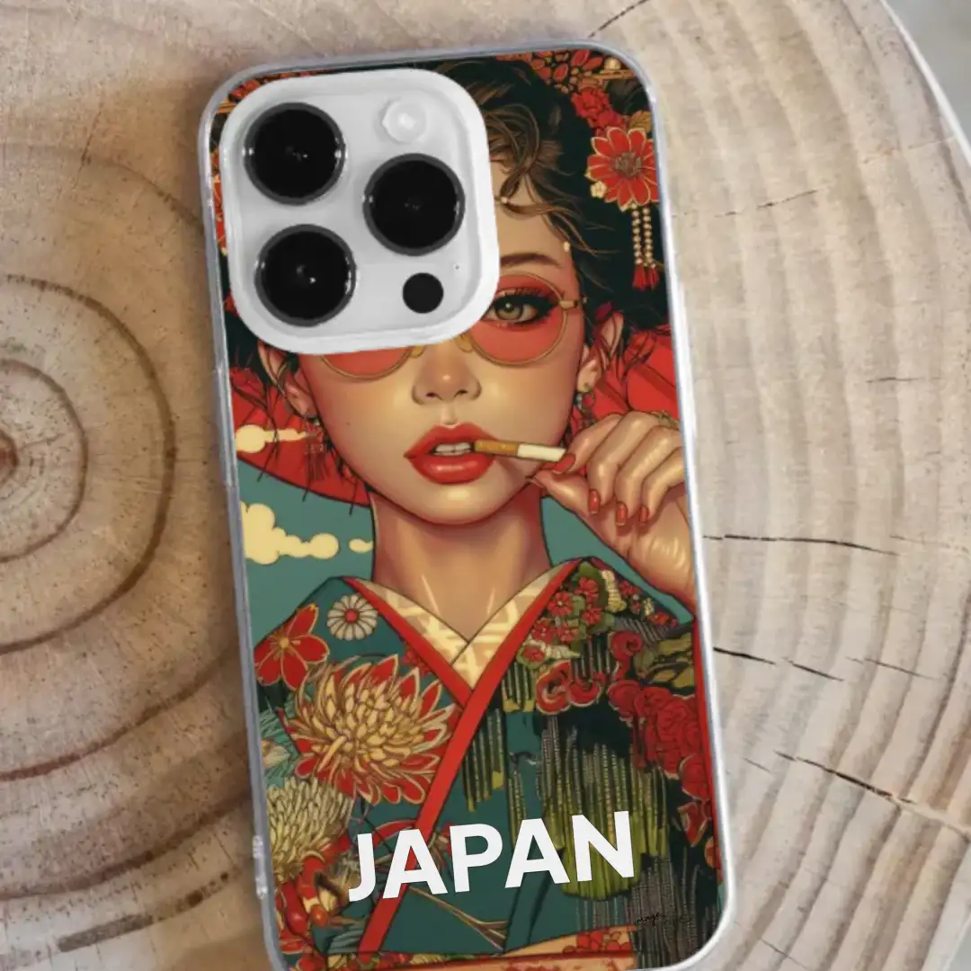 iPhone case Oiran beauty